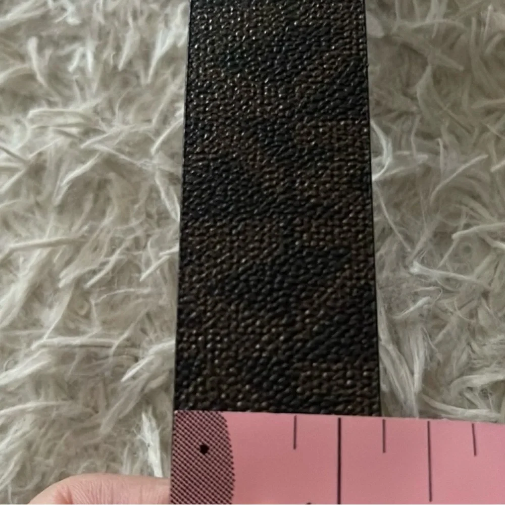Michael Kors Belt Brown Signature MK Logo. Size Medium. NWT